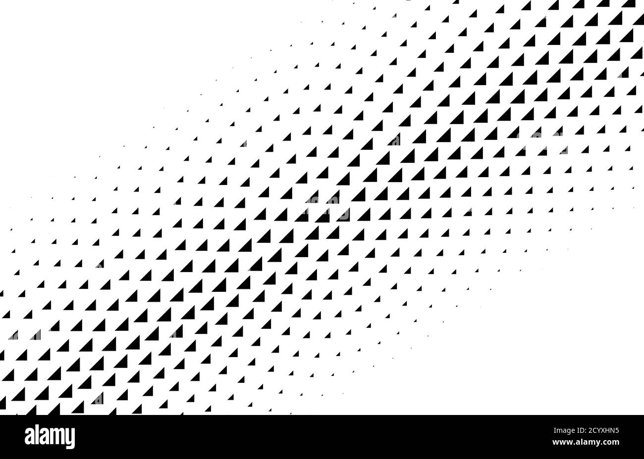 Triangles halftone vector illustration. Triangle geometric background ...