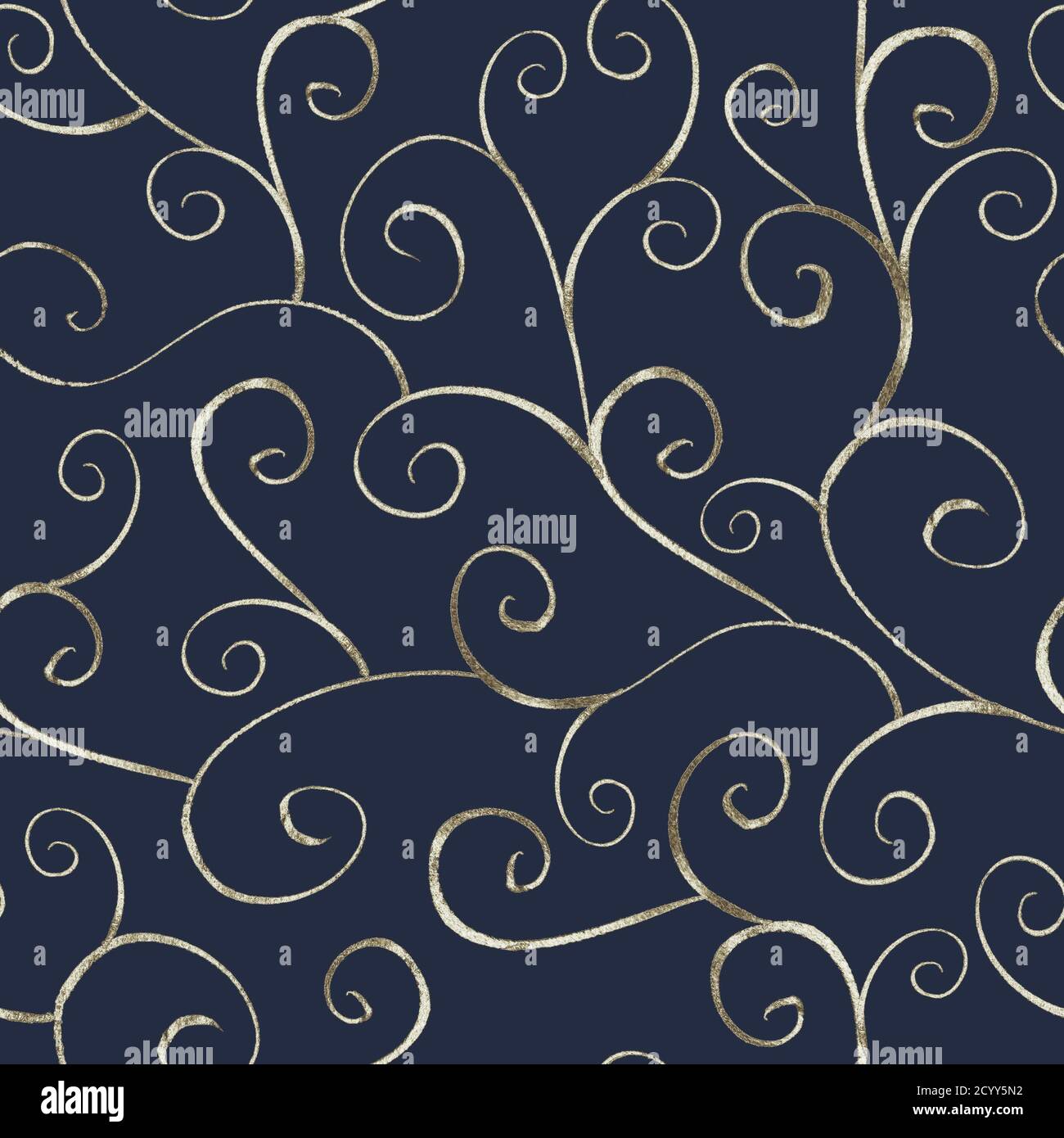 Abstract silver seamless pattern in oriental style on navy blue background.  Can be used for wallpaper, wrapping, textile, web page background Stock  Photo - Alamy