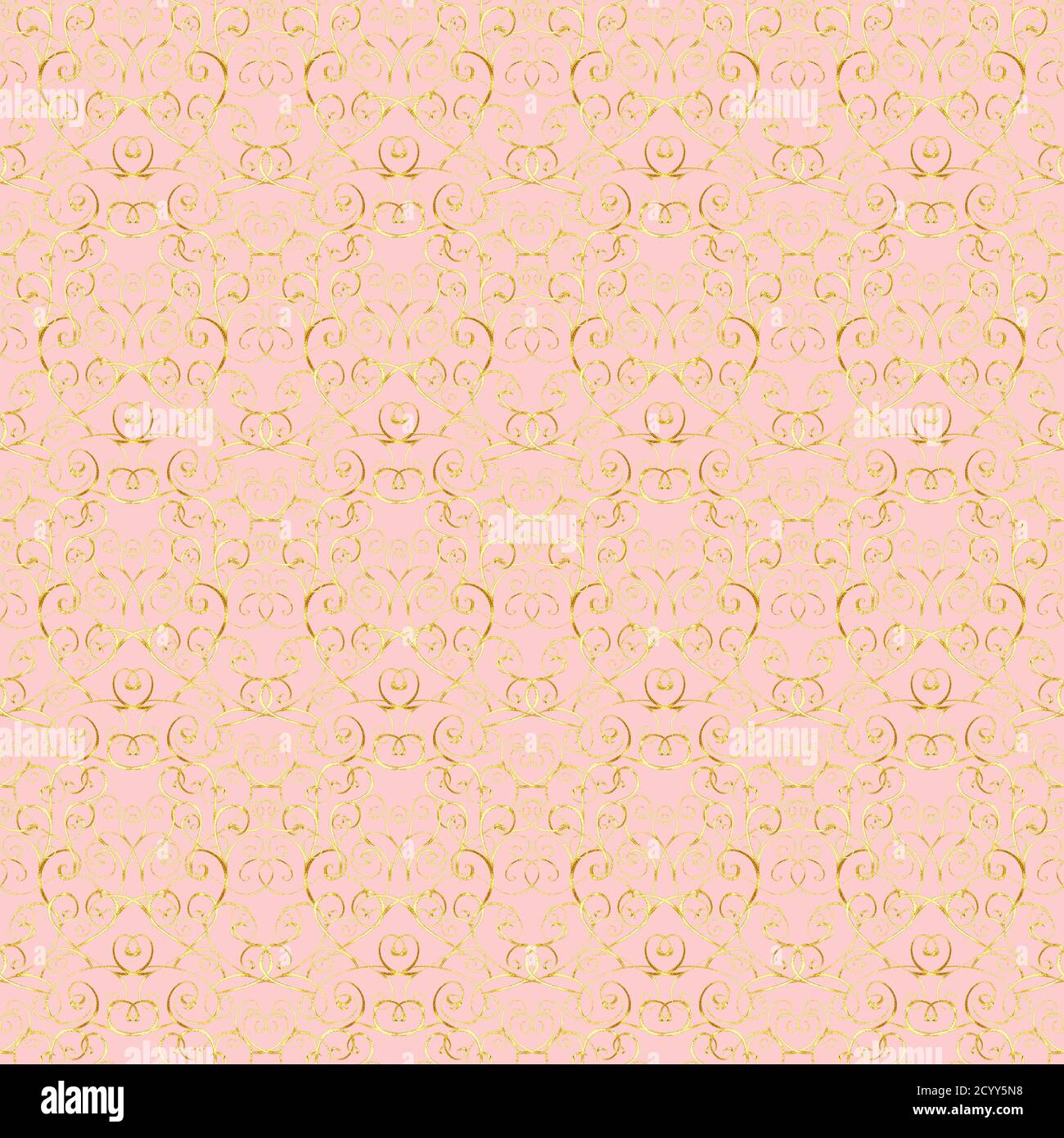 Hoa văn hoàng gia vàng hồng được thiết kế với độ tỉ mỉ và chính xác, biểu thị sự giàu có và quý tộc. Bức ảnh sẽ cho bạn thấy rất rõ các đường nét được tạo hình từng chi tiết độc đáo trên hoa văn này.