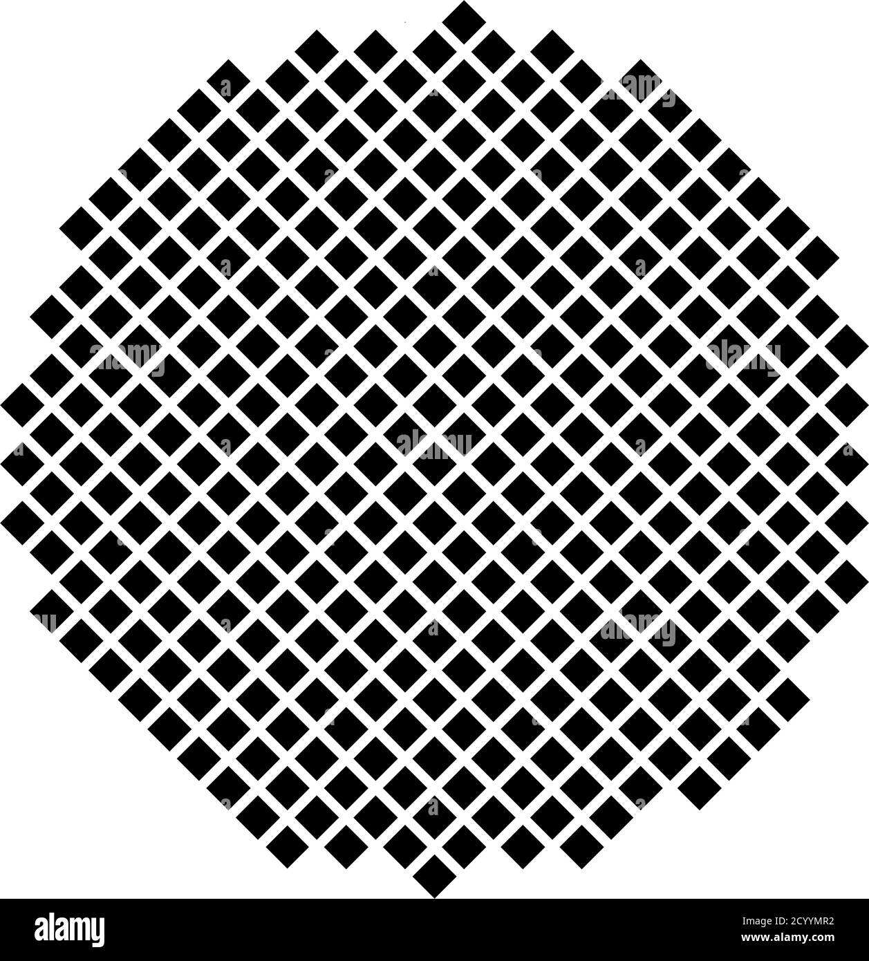 Squares halftone geometric background pattern and texture vector ...