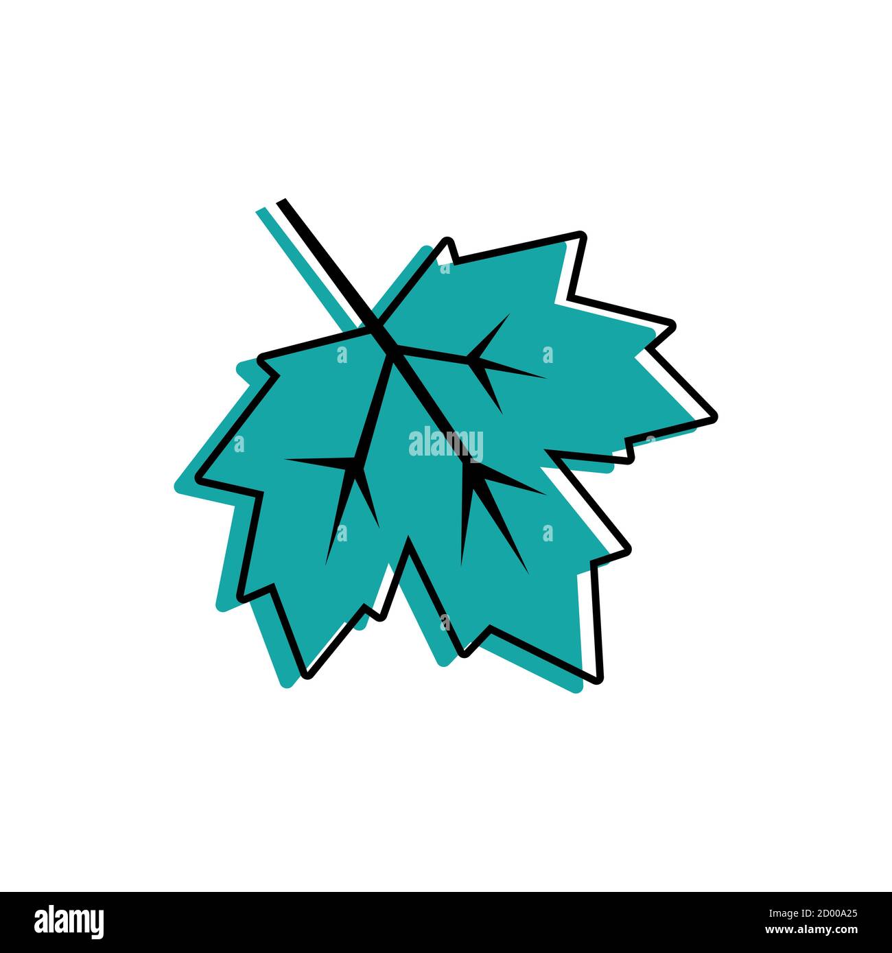 vector illustration of maple leaf canada Stock Vector Image & Art - Alamy