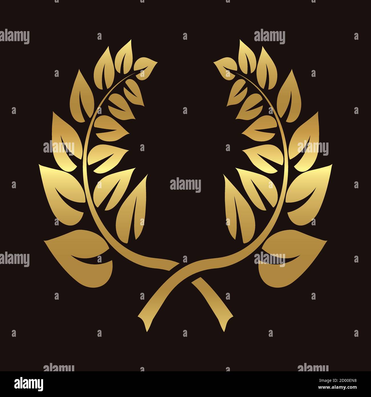 Icon, ears of wheat, vector illustrations Stock Vector