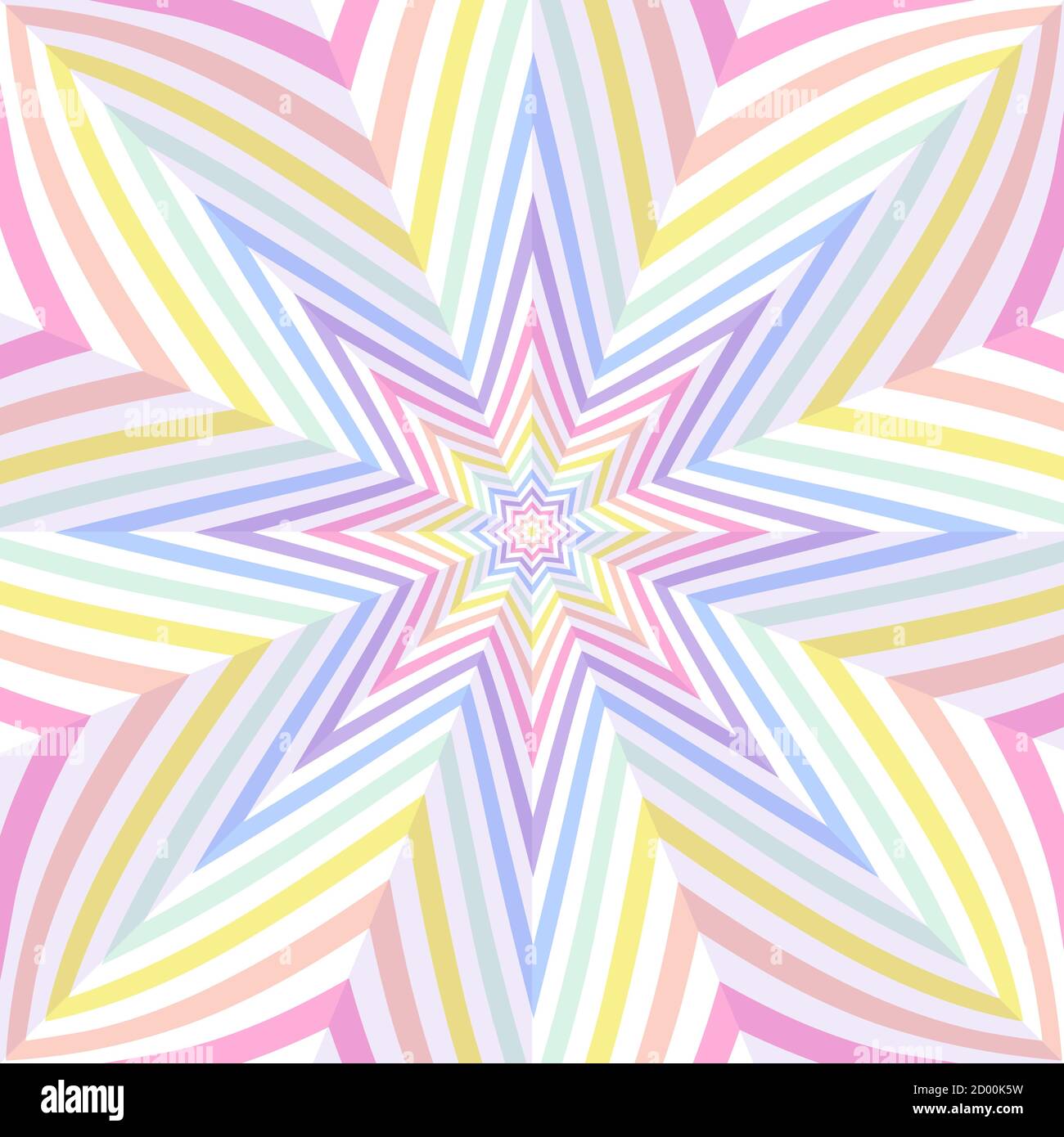 Geometric striped background, pastel rainbow spectrum colors. LGBTQ colors. Abstract geometric striped pattern, rainbow stripes. Vector illustration. Stock Vector