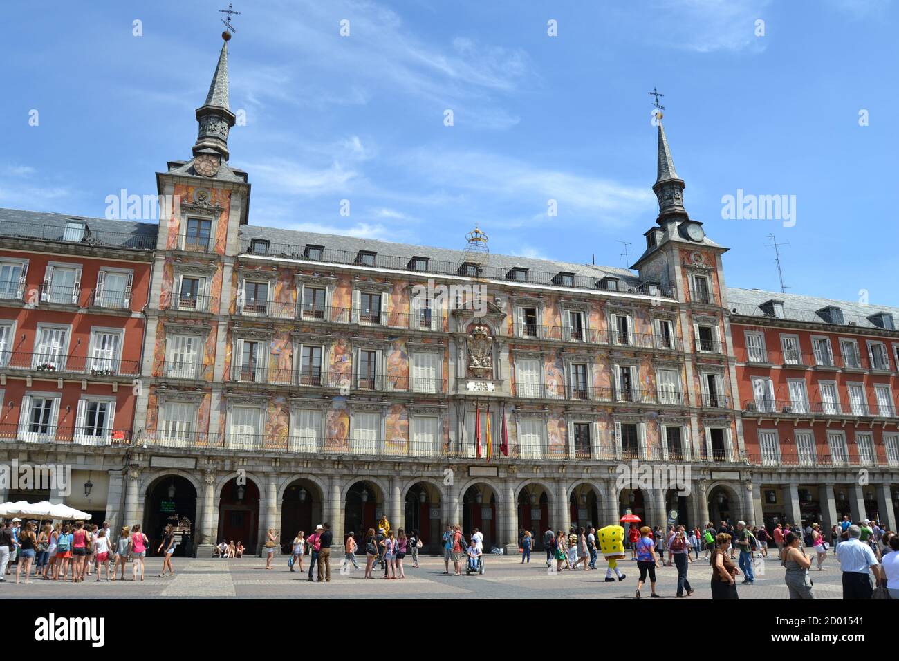 Plaza Mayor de Madrid Stock Photo