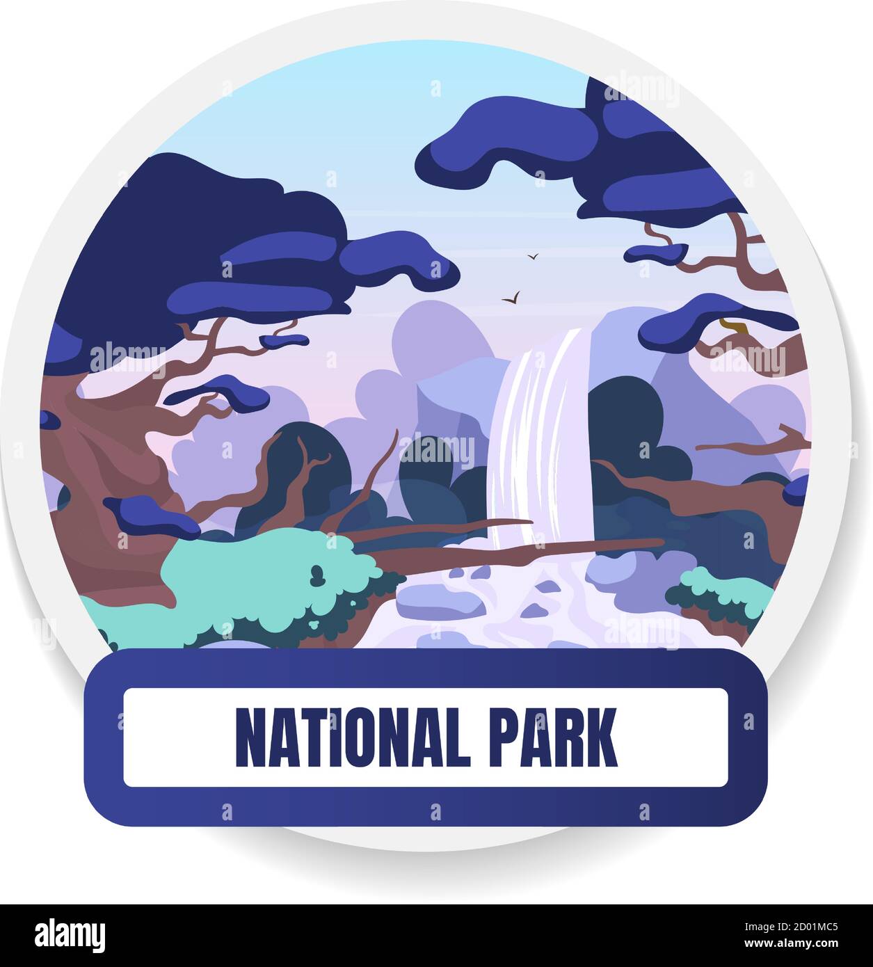 National park emblem patch icon Stock Vector Images - Alamy