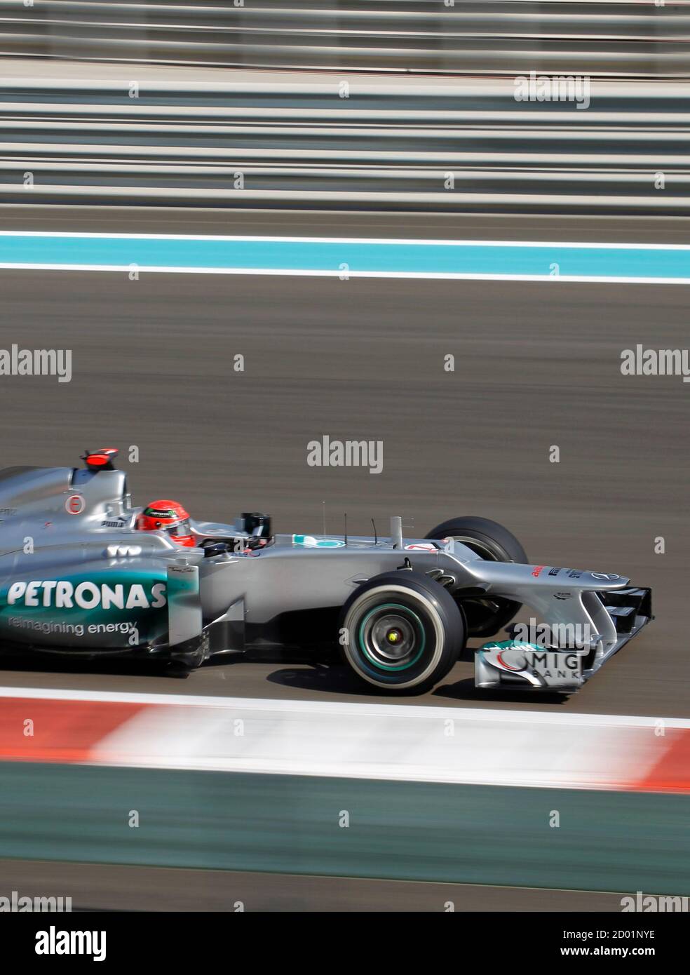Mercedes Formula One Driver Michael Schumacher Of Germany Drives During The First Practice Session Of The
