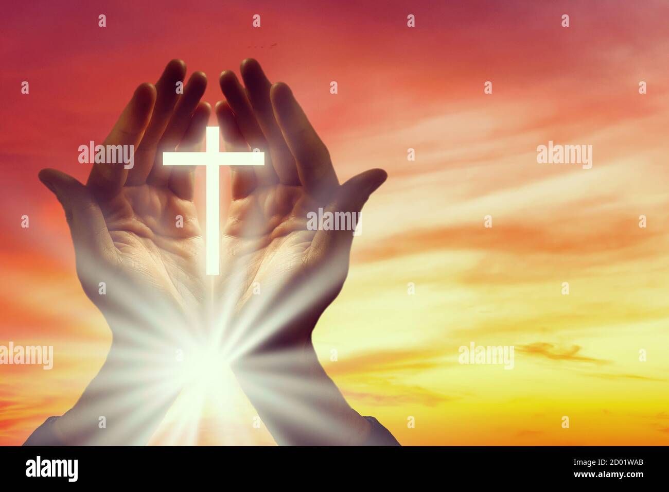 Woman reaching towards sky hi-res stock photography and images - Alamy