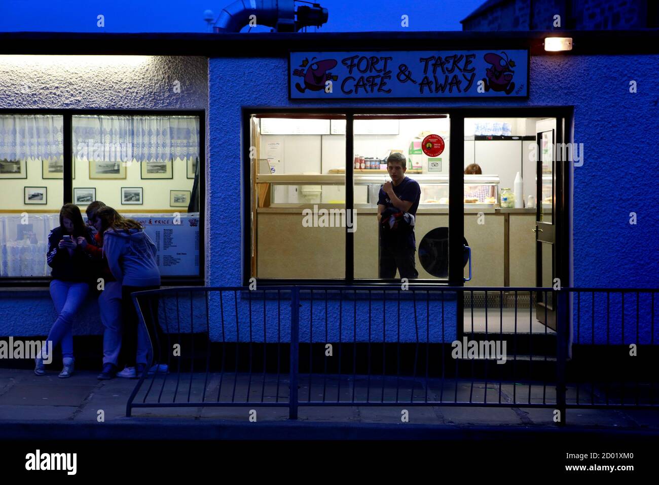 Edinburgh fish and chip shop hires stock photography and images Alamy