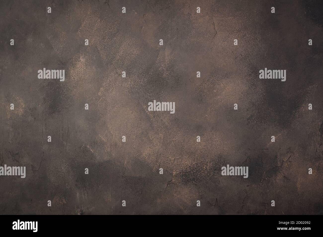 Horizontal brown concrete background with dark scuffs. Stock Photo