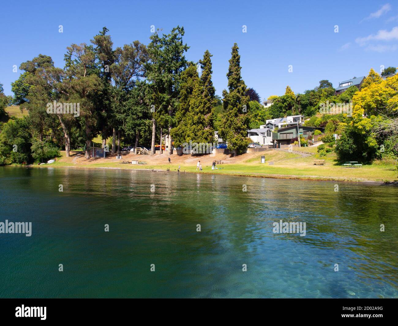 Scenic Landscape Acacia Bay Lake Taupo Stock Photo Alamy