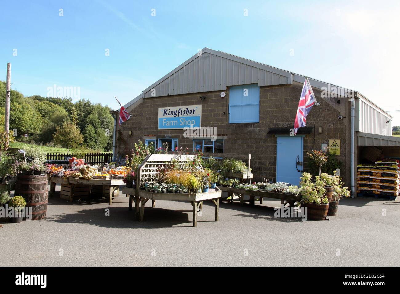 Kingfisher Farm Shop, selling fresh flowers, fruit and vegetables at