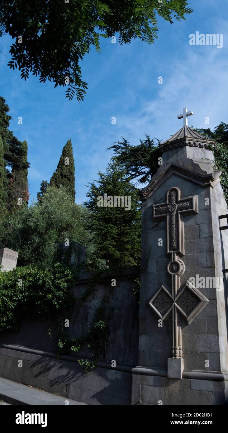 Old Armenian church in Yalta Stock Photo