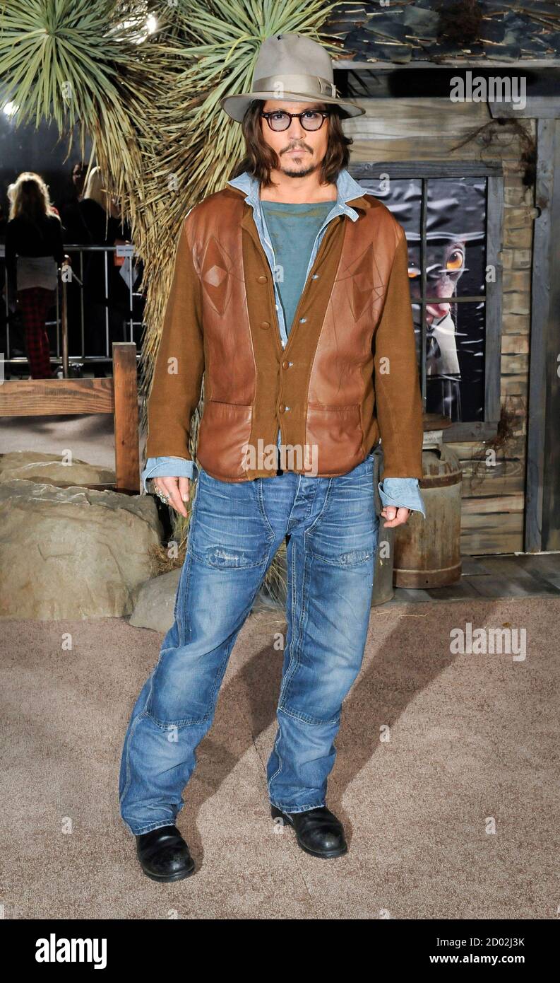 Cast member Johnny Depp, who voices the titular character Cast member Johnny Depp, who voices the titular character