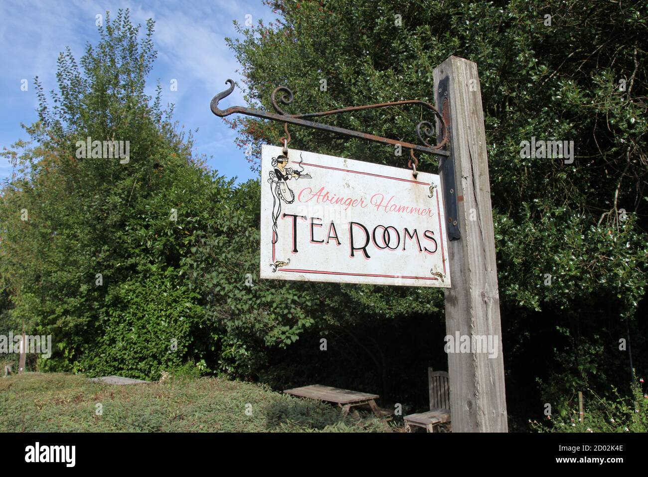 Abinger Hammer Tea Rooms located next to the village shop, Abinger