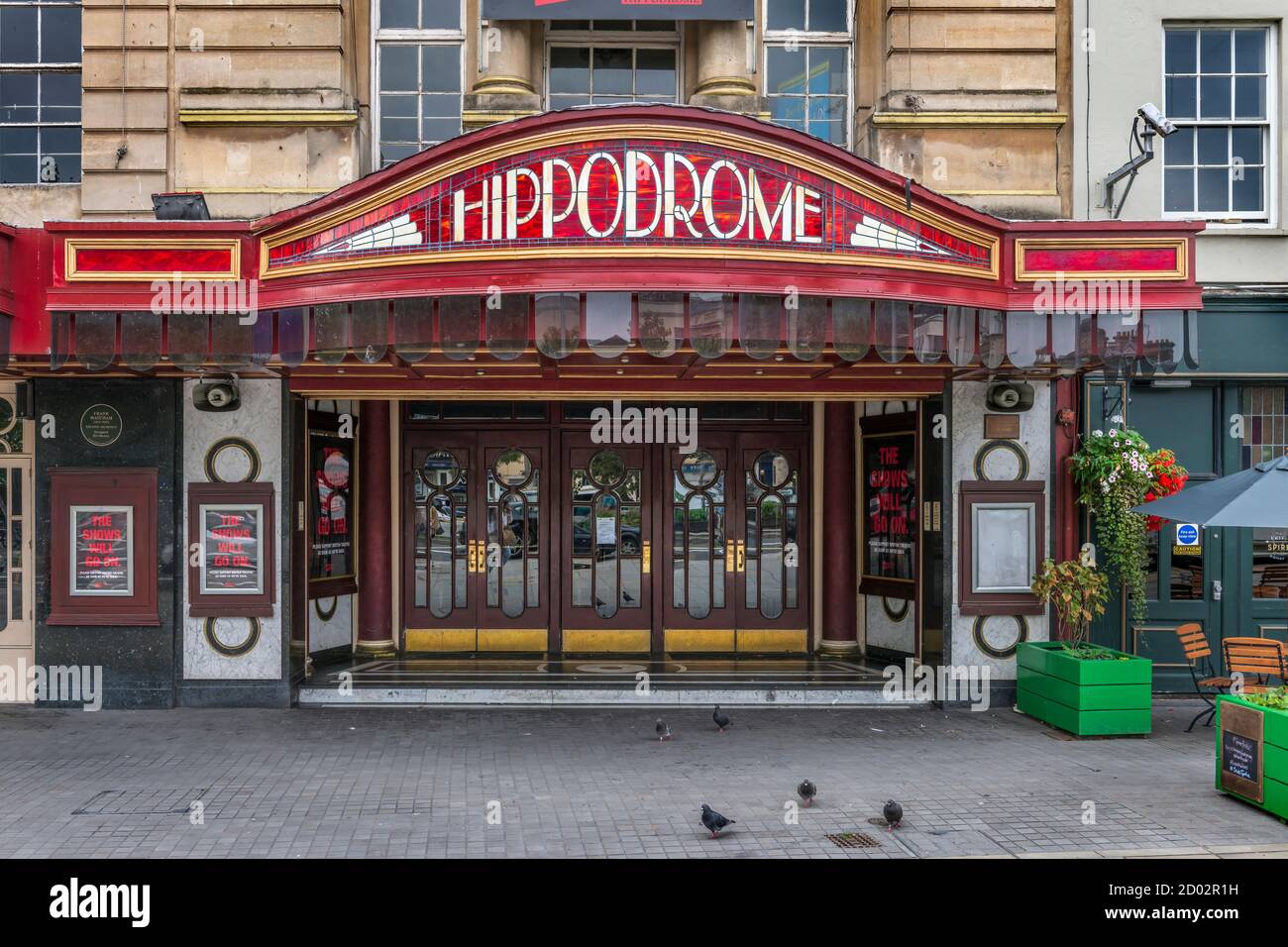 Although presently closed due to the Covid 19 pandemic, The Bristol Hippodrome is a theatre located in The Centre, Bristol, England, United Kingdom wi Stock Photo