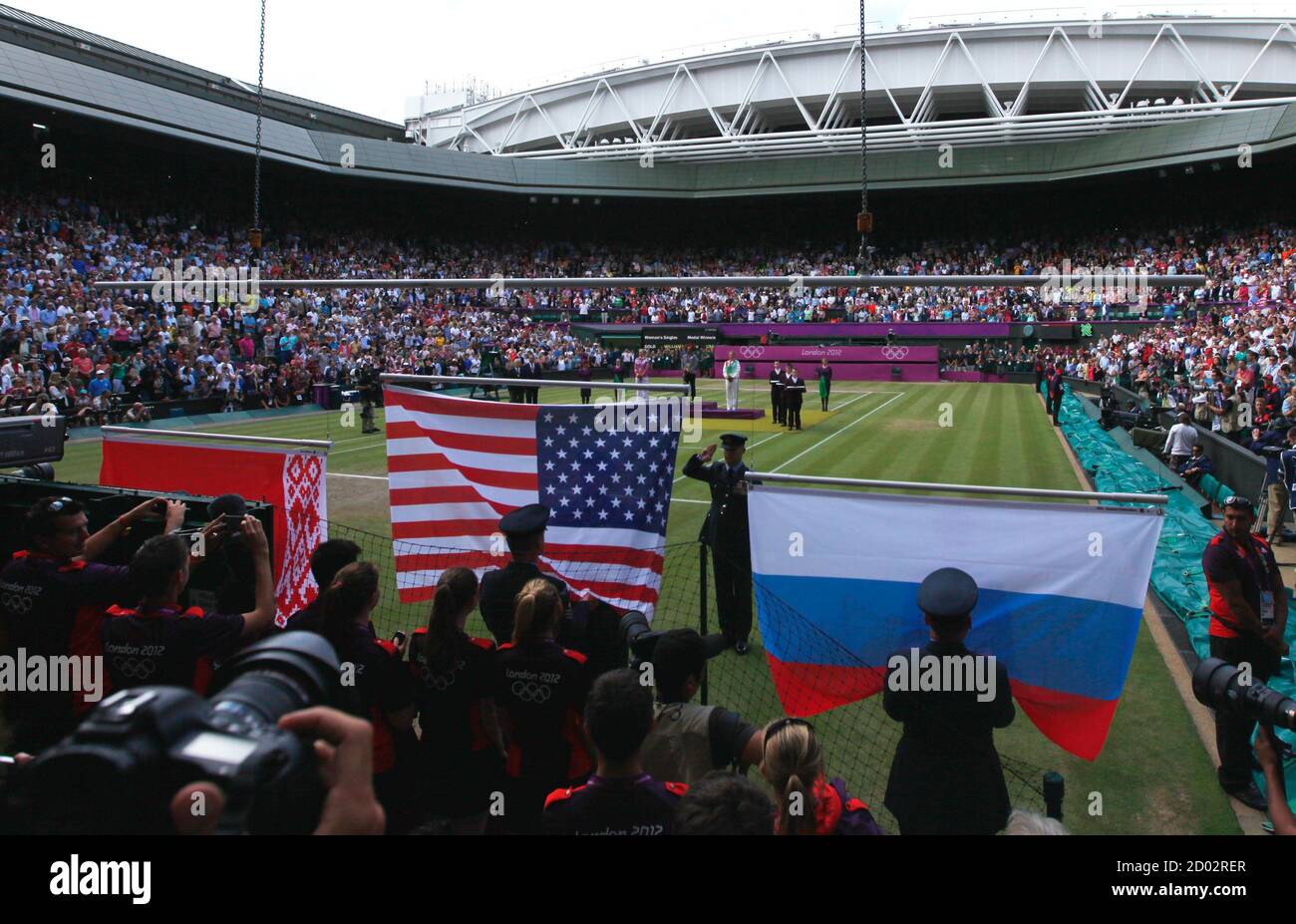 Medal ceremony at olympics