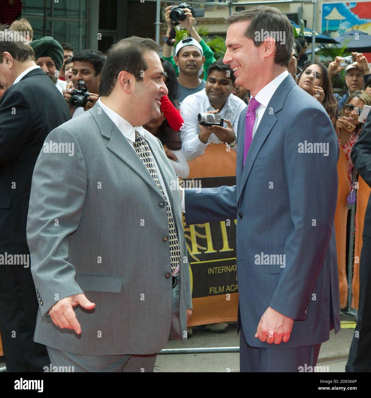 Rajiv Kapoor L Son Of The Late Director Raj Kapoor Talks To Premier Of Ontario Dalton Mcguinty Outside The Tiff Bell Lightbox Theatre In Toronto June 26 2011 Considered The First Family Today, members of the kapoor family including kareena kapoor khan, neetu kapoor and others issued a statement regarding the prayer meeting cancellation due to covid 19 pandemic. alamy