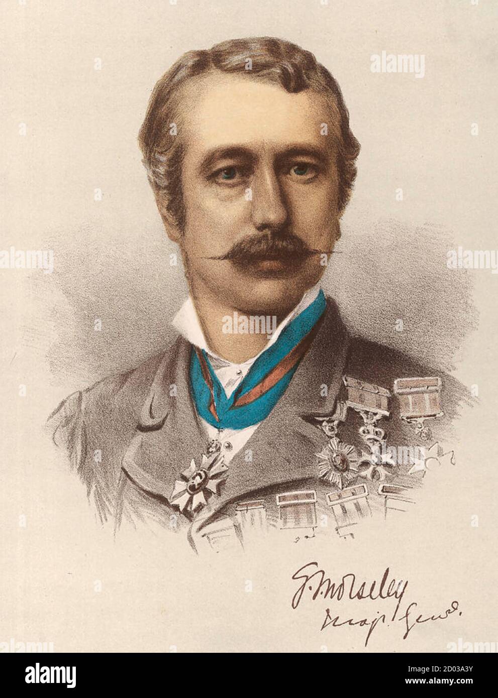 WOLSELEY, 1st Viscount Wolseley (18331913) AngloIrish senior