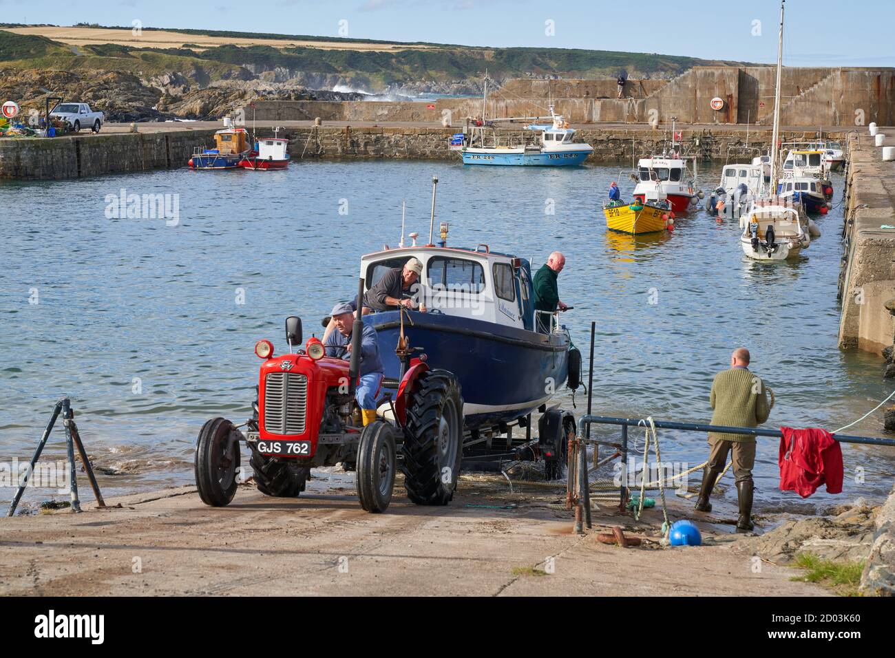 Portsoy, Aberdeenshire, UK. 2nd Oct, 2020. UK. This is an old Massey