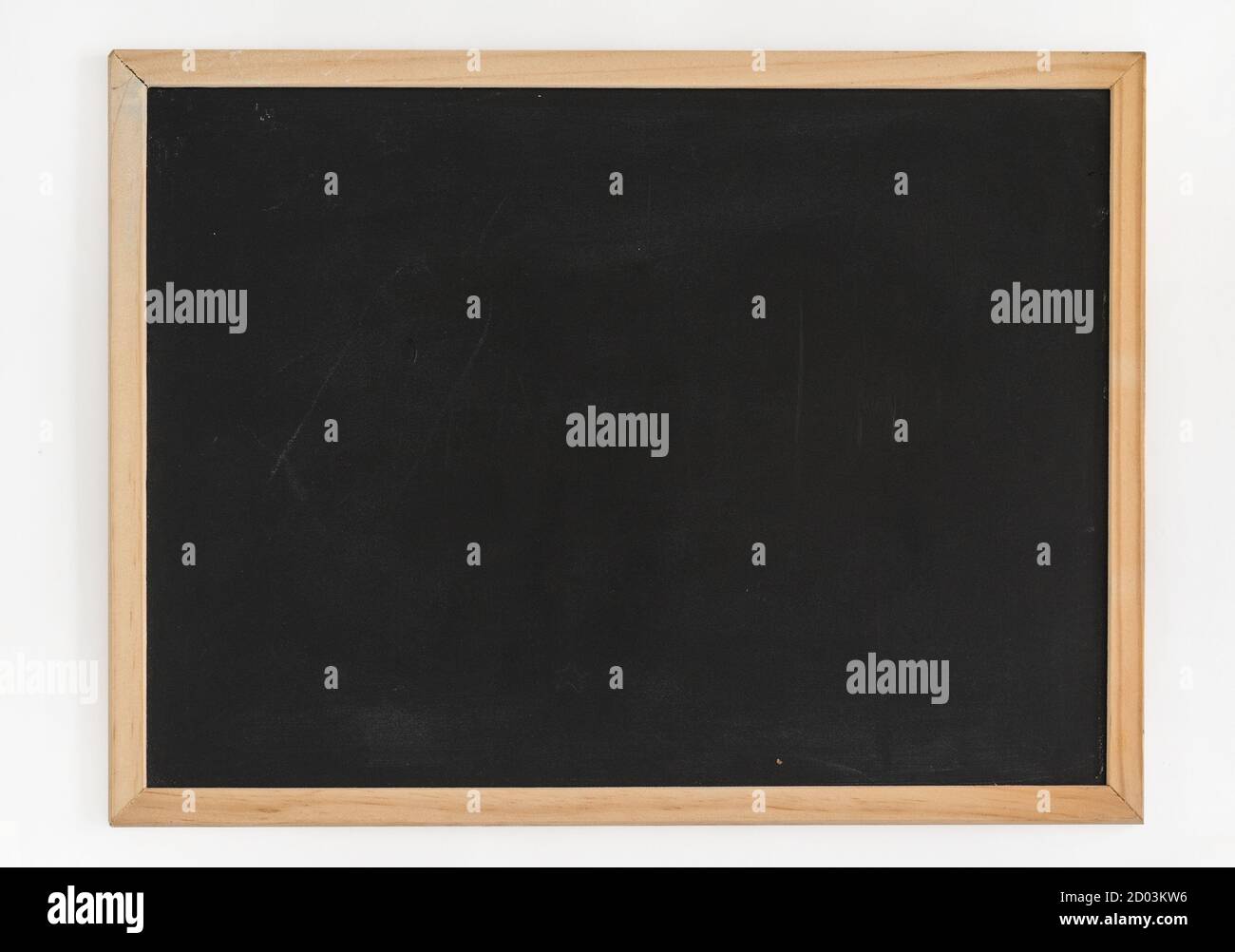 Blackboard isolated on white background. Stock Photo