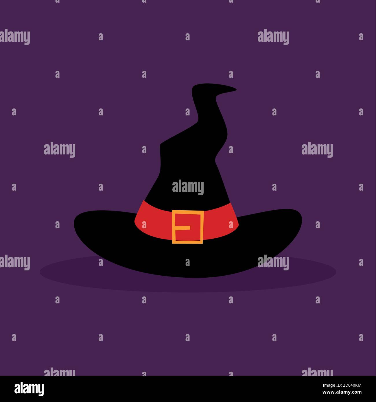 Witch hat icon. Halloween season icon - Vector Stock Vector