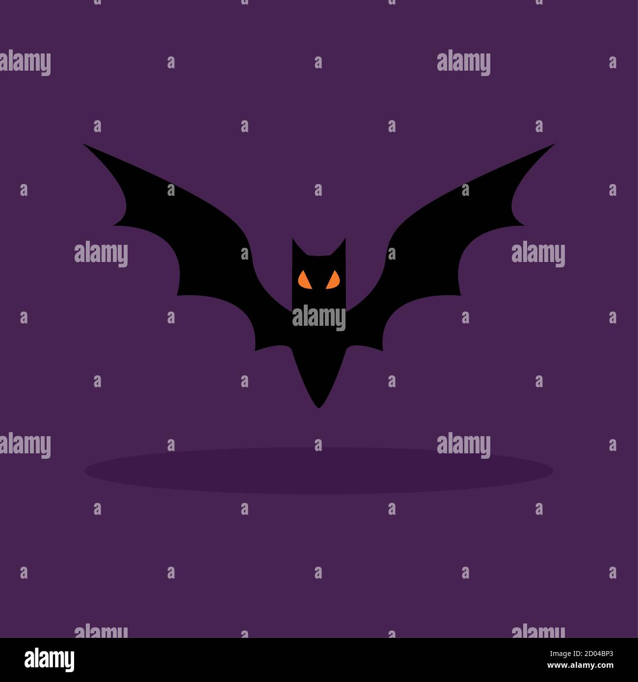 Scary bat icon. Halloween animal icon - Vector Stock Vector Image & Art ...