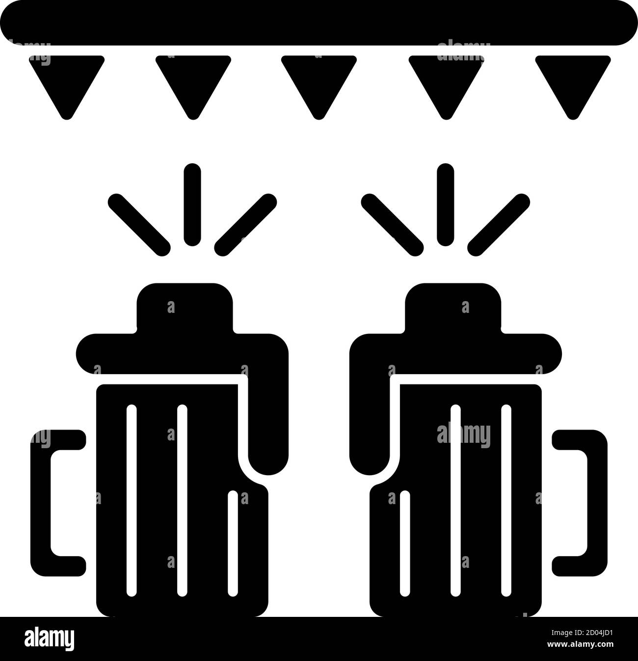 Beer festival black glyph icon Stock Vector Image & Art - Alamy