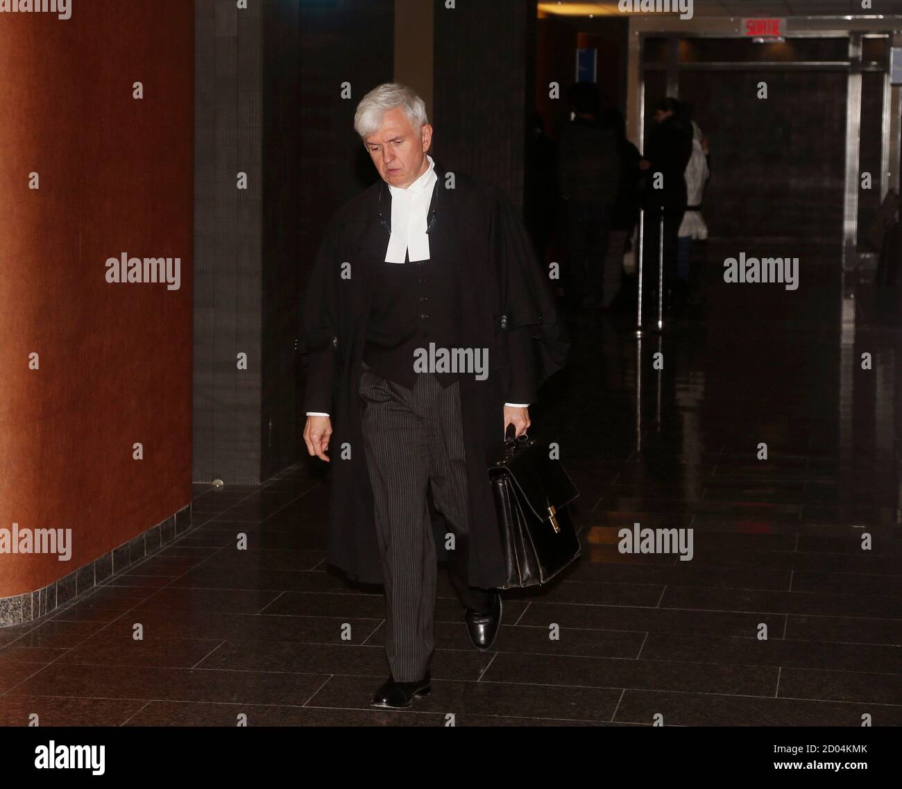 Defense Attorney Luc Leclair Attends The Luka Rocco Magnotta Trial In Montreal December 11 2014 Luka Magnotta 32 Has Admitted To Killing Engineering Student Jun Lin 33 Defiling A Corpse Videotaping The
