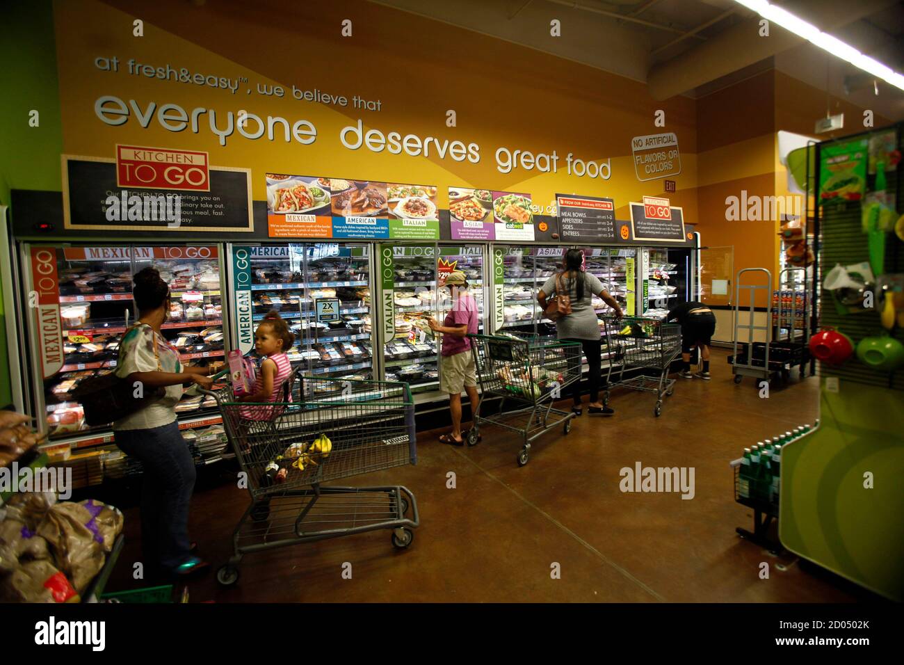 Shoppers Are Pictured Inside A Fresh Easy Store In Burbank California October 19 12 Tesco S Billion Pound Gamble To Crack The U S May Have Only Months To Run As Investors And