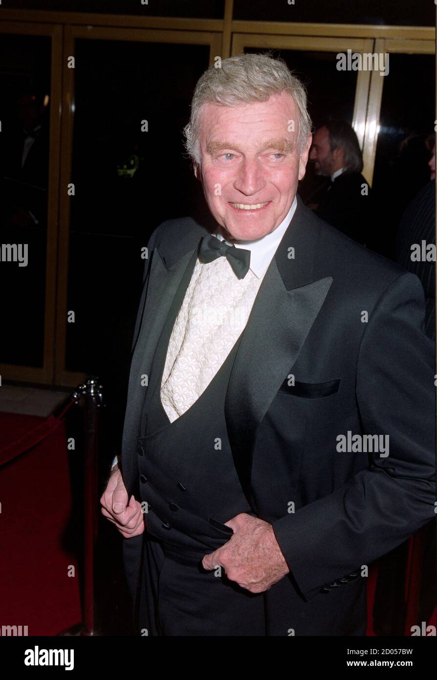 ARCHIVE: LOS ANGELES, CA. April 28, 1994: Actor Charlton Heston at the premiere of 'That's Entertainment! III' in Los Angeles. File photo © Paul Smith/Featureflash Stock Photo