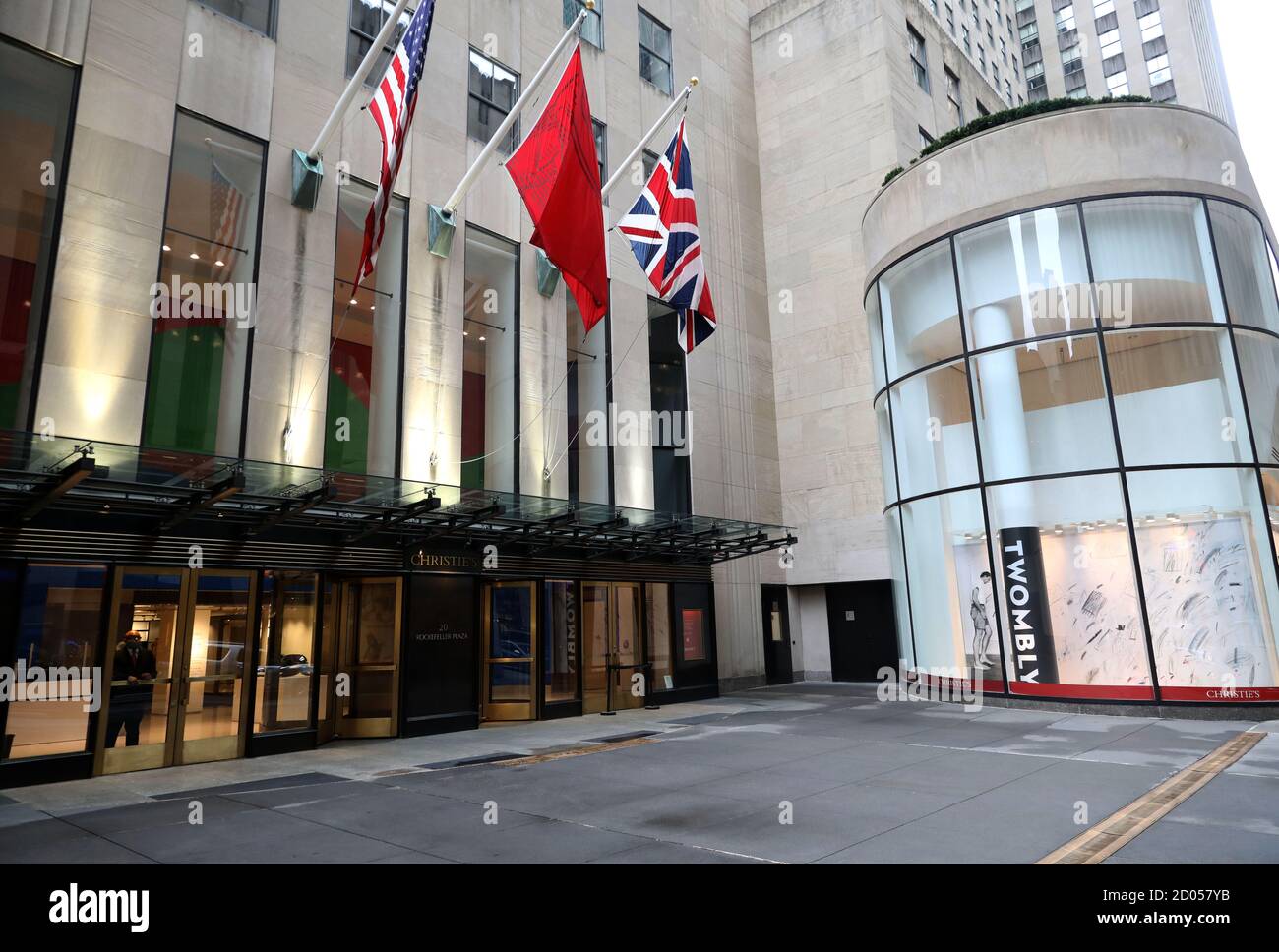 New York, New York, USA. 2nd Oct, 2020. A view the exterior of Christie ...