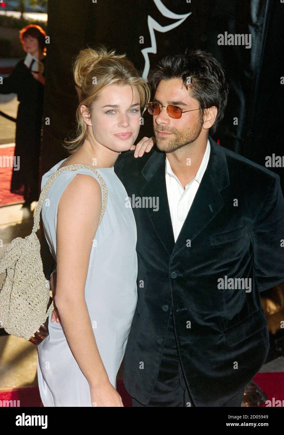ARCHIVE: LOS ANGELES, CA. March 24, 1995: Actor John Stamos & actress wife Rebecca Romijn at the Benefit Performance of "Beauty And The Beast" at the Shubert Theatre. File photo © Paul Smith/Featureflash Stock Photo