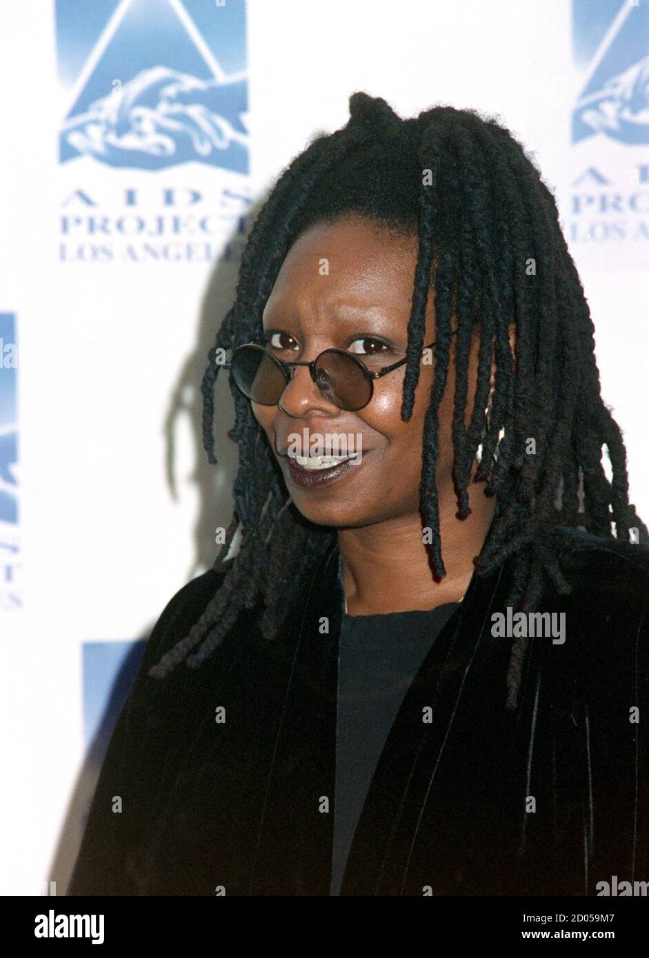 ARCHIVE: LOS ANGELES, CA. January 19, 1995: Actress Whoopi Goldberg at the AIDS Project Los Angeles Commitment to Live VIII at Universal Amphitheatre in Universal City. File photo © Paul Smith/Featureflash Stock Photo