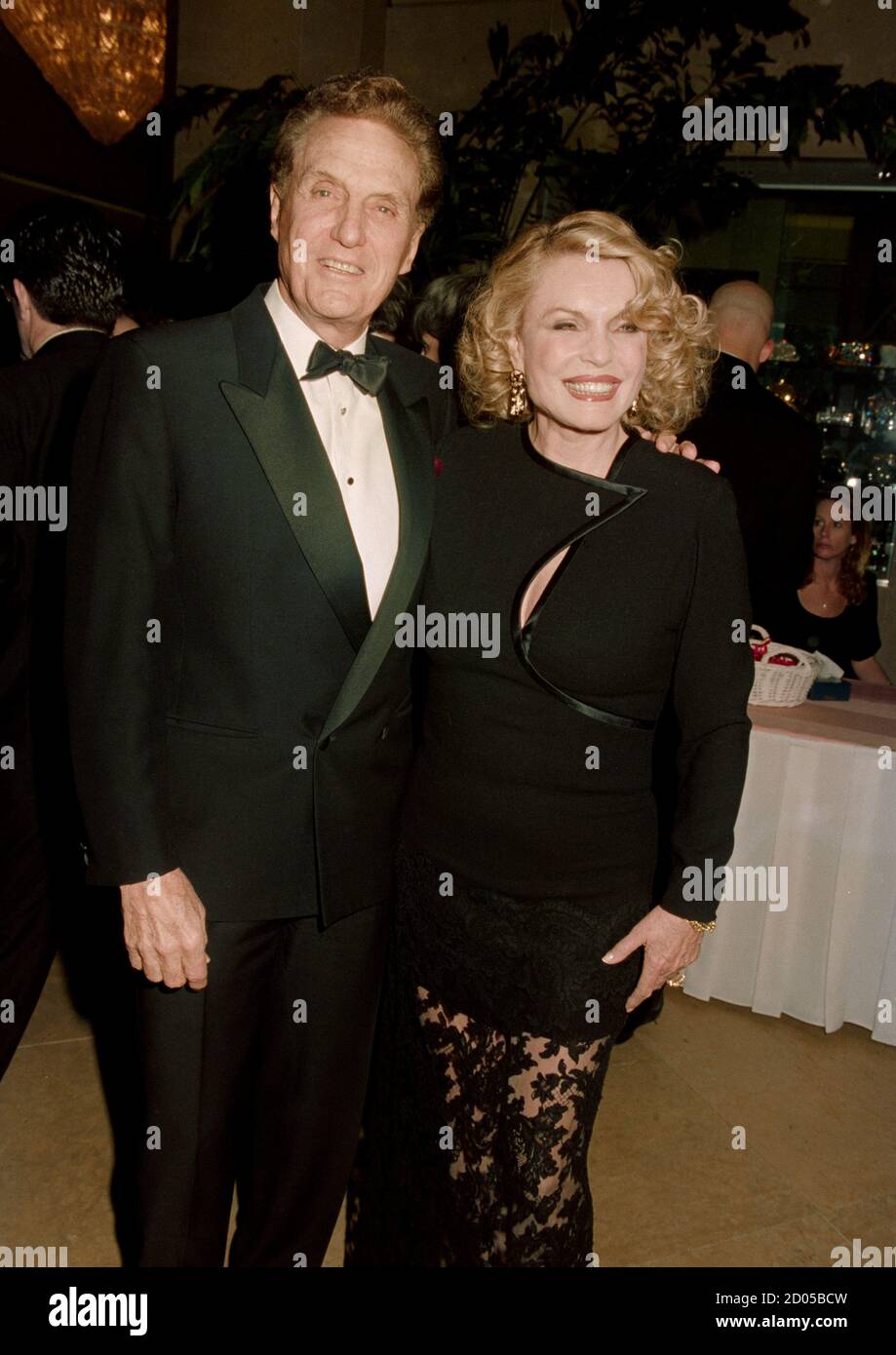 ARCHIVE: LOS ANGELES, CA. March 11, 1995: Actor Robert Stack & wife Rosemarie Stack at the 1995 Directors Guild of America Awards in Beverly Hills. File photo © Paul Smith/Featureflash Stock Photo
