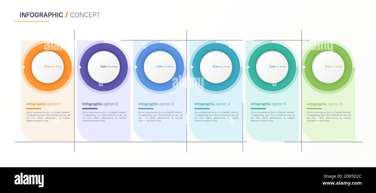 Six step process Stock Vector Images - Alamy