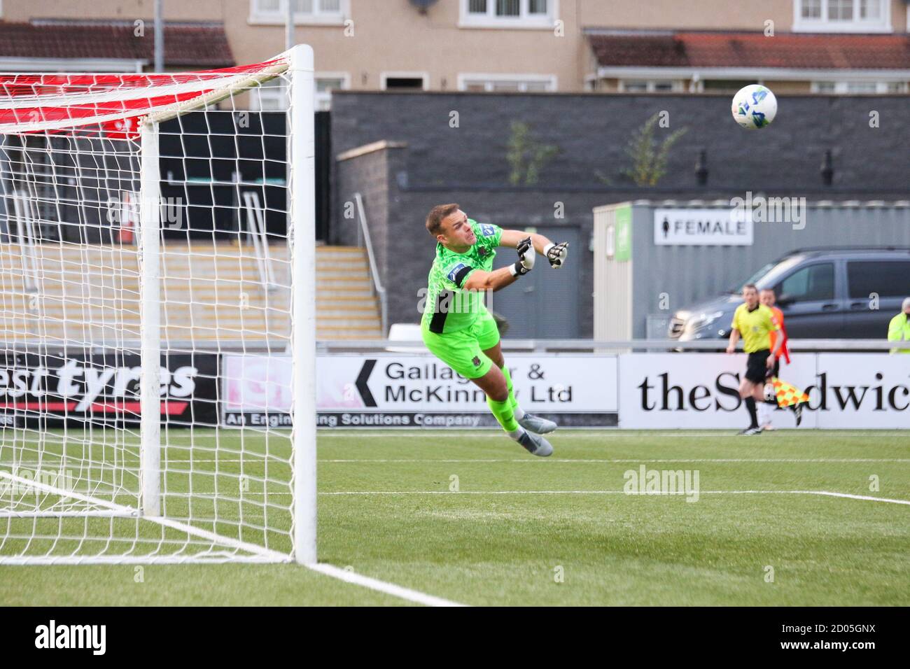 Brian Murphy  (Waterford)  during the Airtricity League fixture between Derry City & Waterford 02-10-2020 Photo by Kevin Moore/Maiden City Images Stock Photo