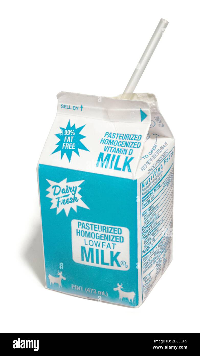 school white milk carton