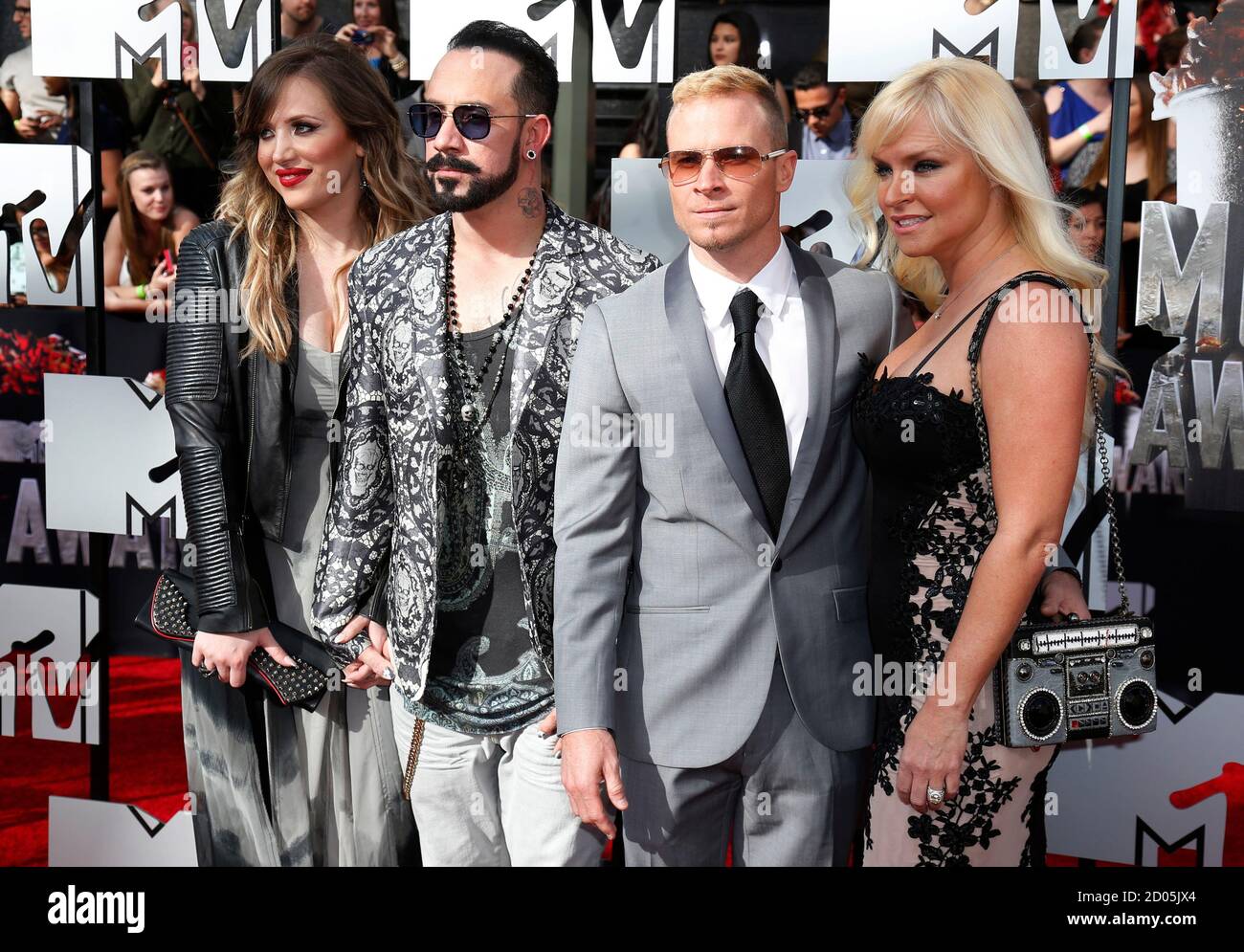 Rochelle deanna karidis and aj mclean hi-res stock photography and