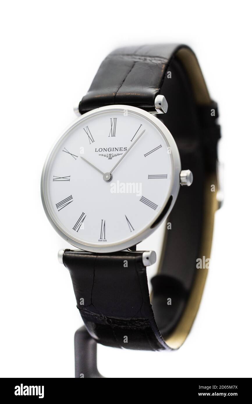 Paris France 01.10.2020 Longines wrist watch swiss made watch manufacture Stock Photo Alamy