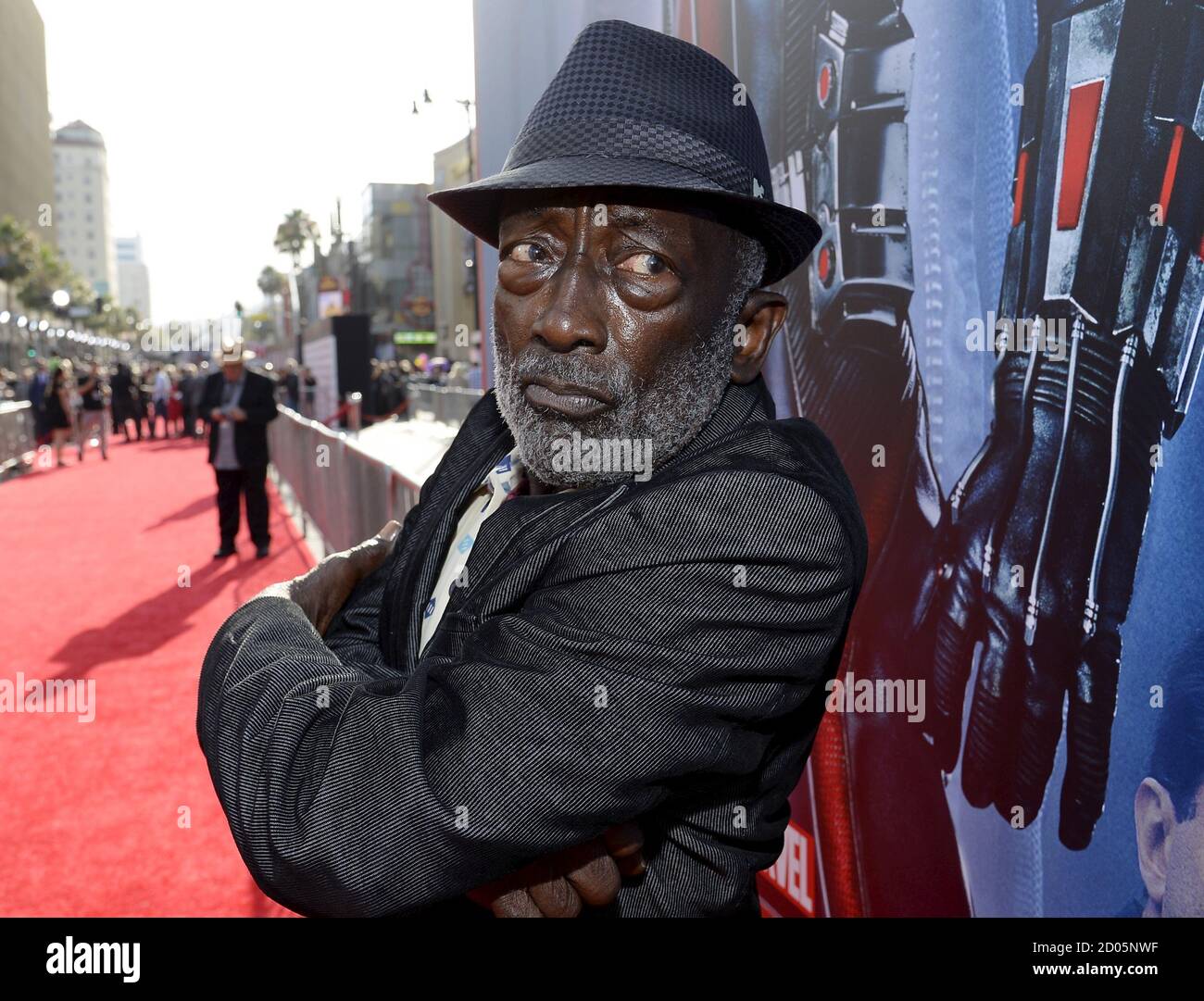 Actor Garrett Morris poses at the premiere of Marvel's "AntMan" in