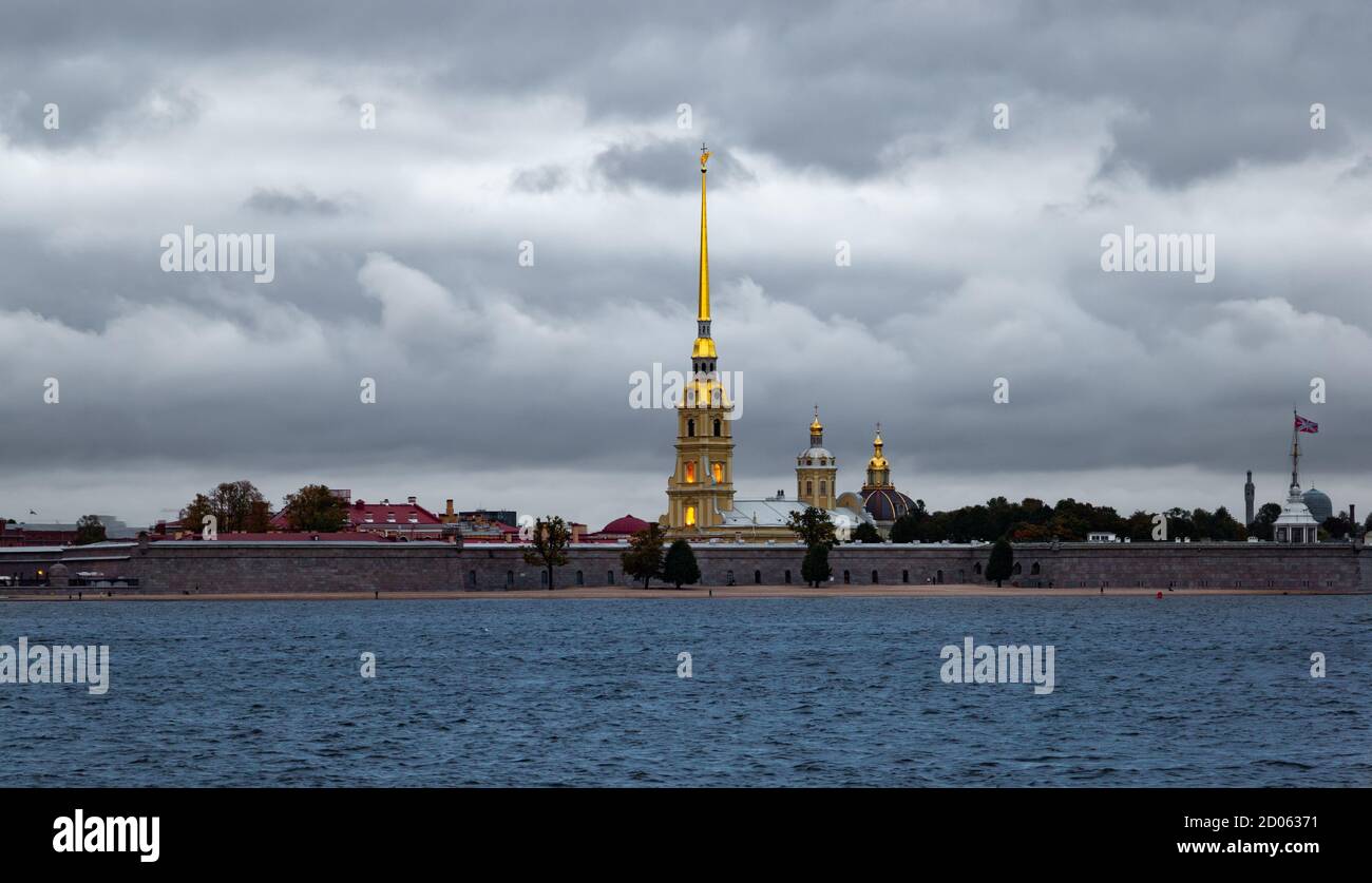 Peter and Paul Fortress, St. Petersburg, Russia Stock Photo
