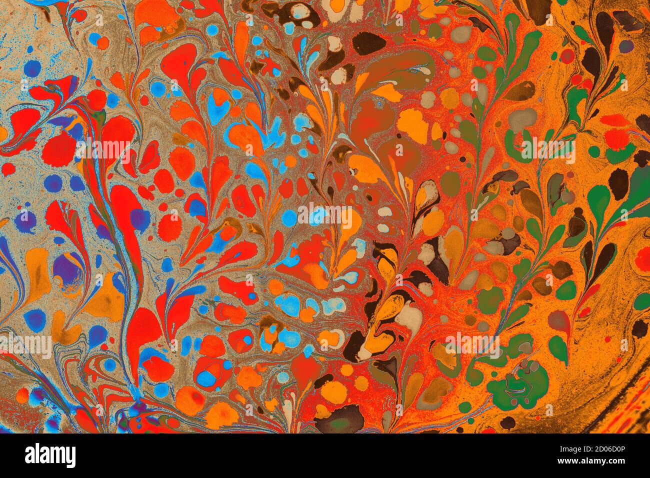 Abstract marbling floral pattern for fabric,tile design. background ...