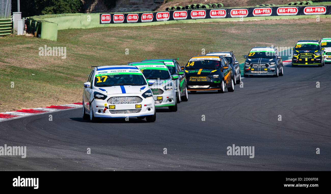 Vallelunga, Rome, Italy, 13 september 2020. Ford Ka championship ...