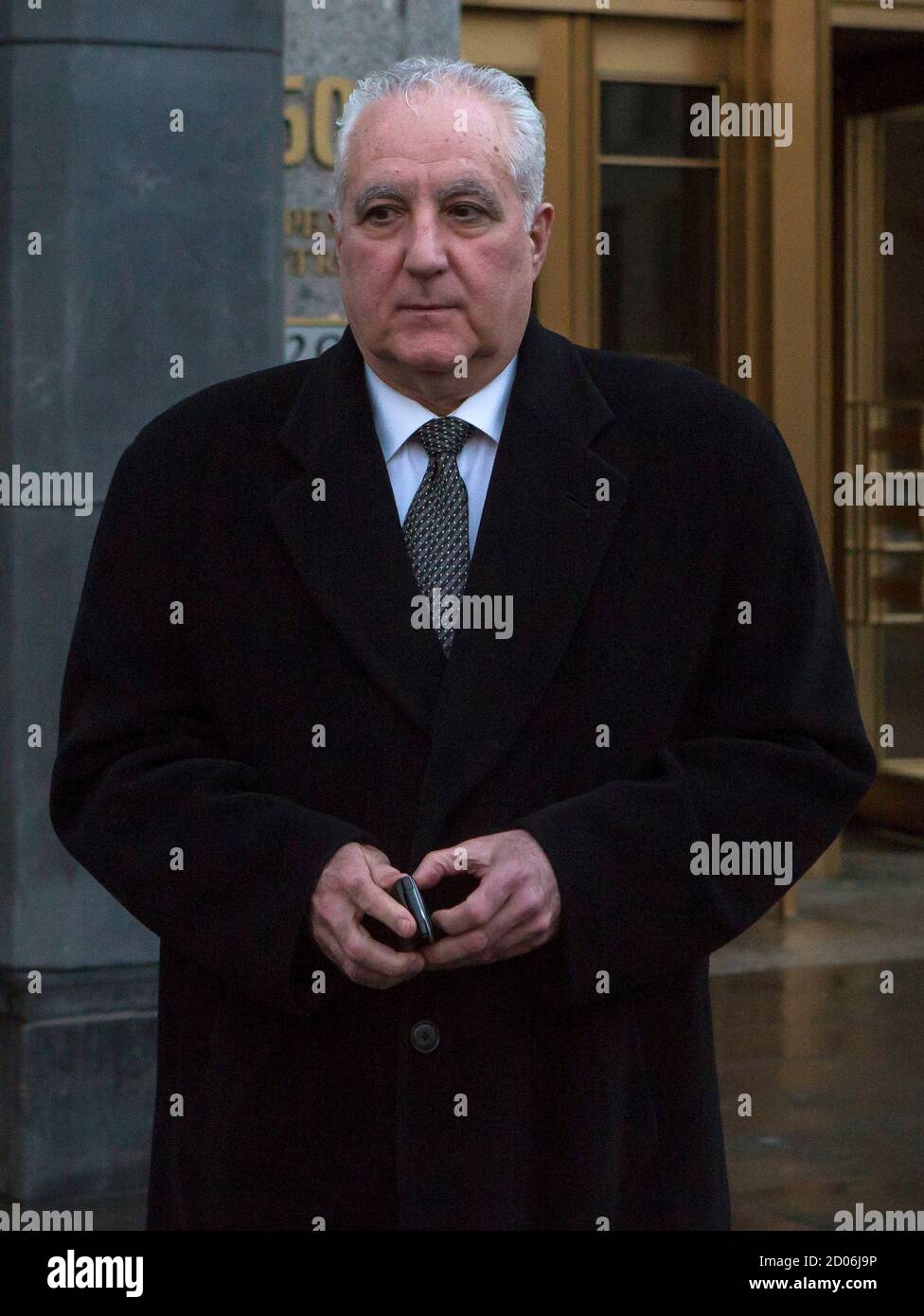 Daniel Bonventre Former Back Office Director For Bernard L Madoff Investment Securities Llc Exits Manhattan Federal Courthouse In New York February 18 14 In An Unusual Move Bonventre Took The Witness Stand In
