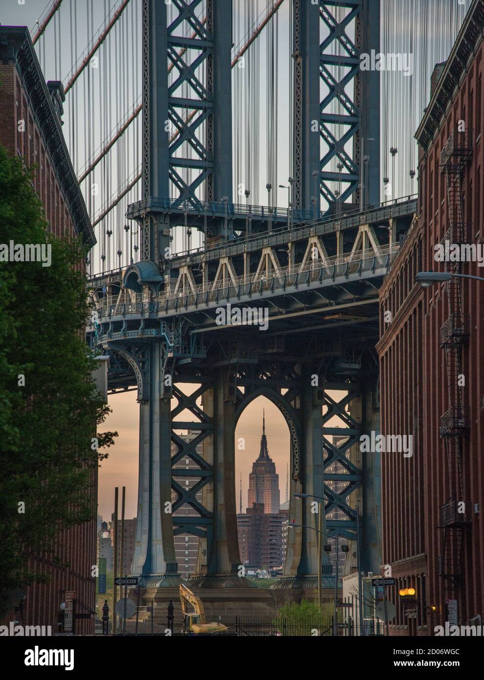 DUMBO, NYC. Photo by Liz Roll Stock Photo Alamy