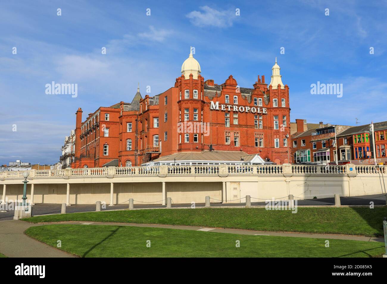 The Metropole Hotel on the seafront, Blackpool, Lancashire, England, UK Stock Photo
