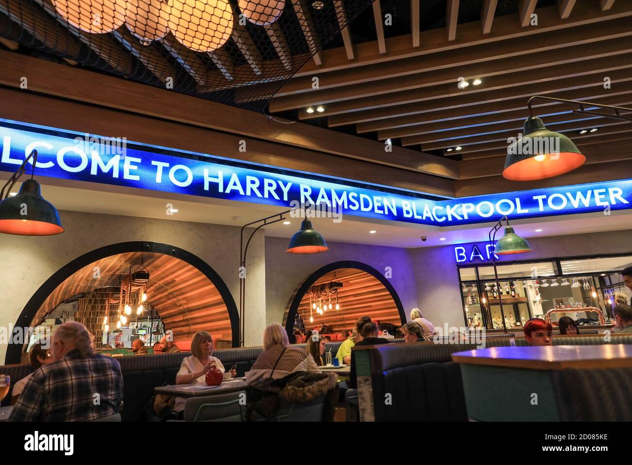 Harry Ramsdens Fish and Chip shop, Blackpool, Lancashire, England, UK