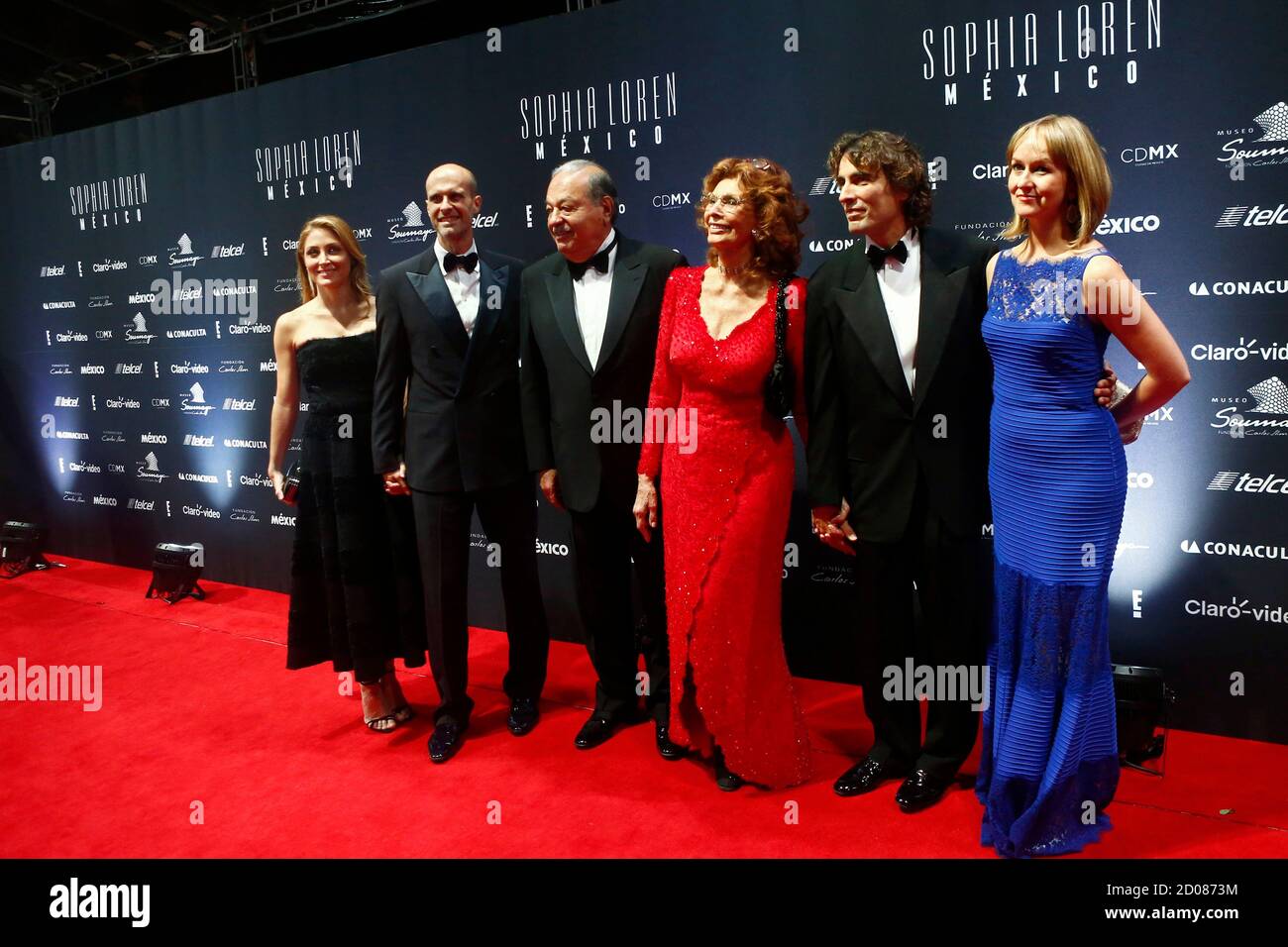 Carlo Ponti Jr And Andrea Meszaros Ponti High Resolution Stock