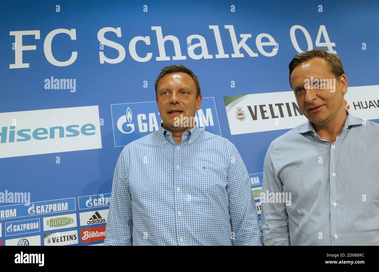 Andre Breitenreiter Arrives For A News Conference As German First Bundesliga Division Team Schalke 04 S New