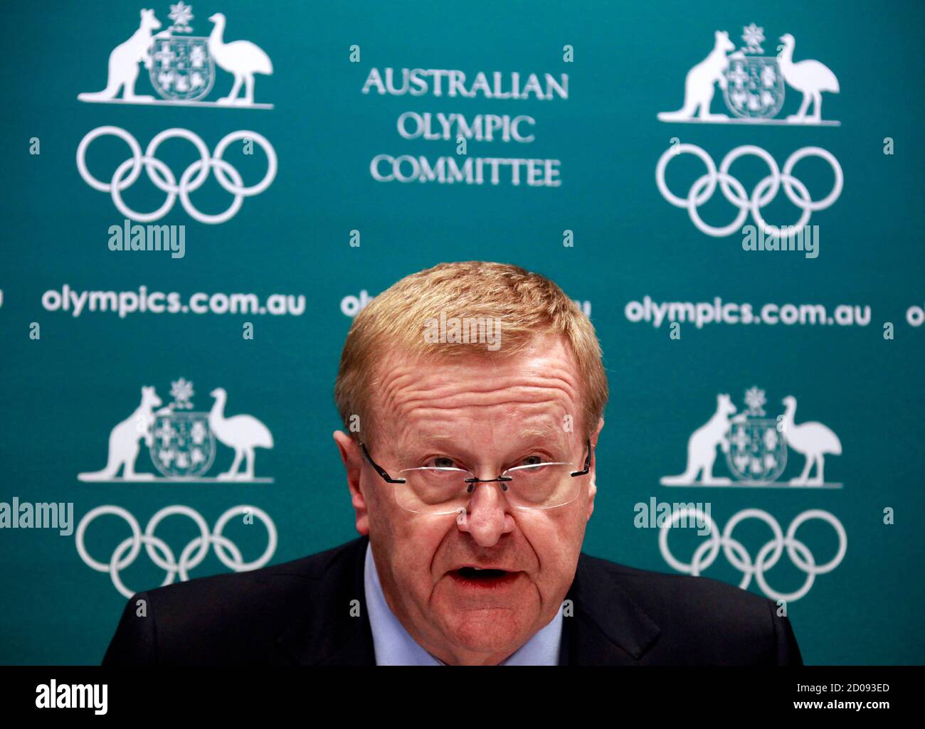John Coates President Of The Australian Olympic Committee Aoc Announces The Findings Of A Probe Into The Conduct Of Australia S Swimming Team Members In The Run Up To The 2012 London Games At